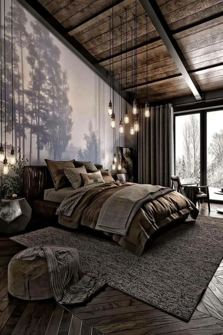 Cabin Bedroom Picture