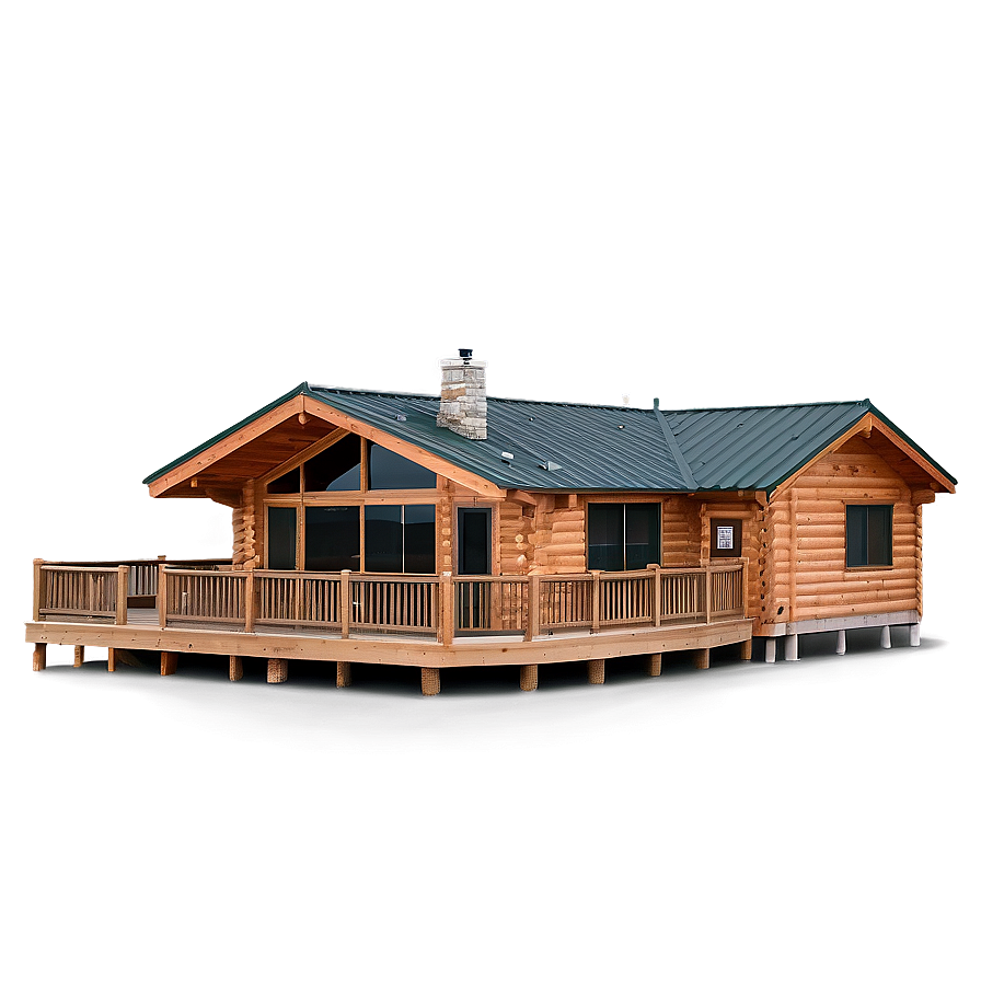 Cabin With Wraparound Deck Png Ltp6 PNG