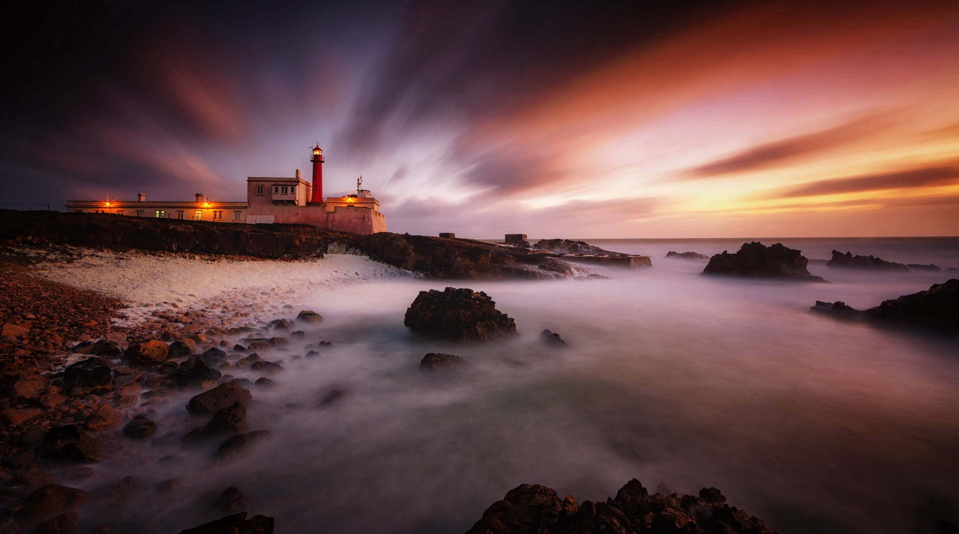 Cabo Raso Lighthouse Portugal Wallpaper