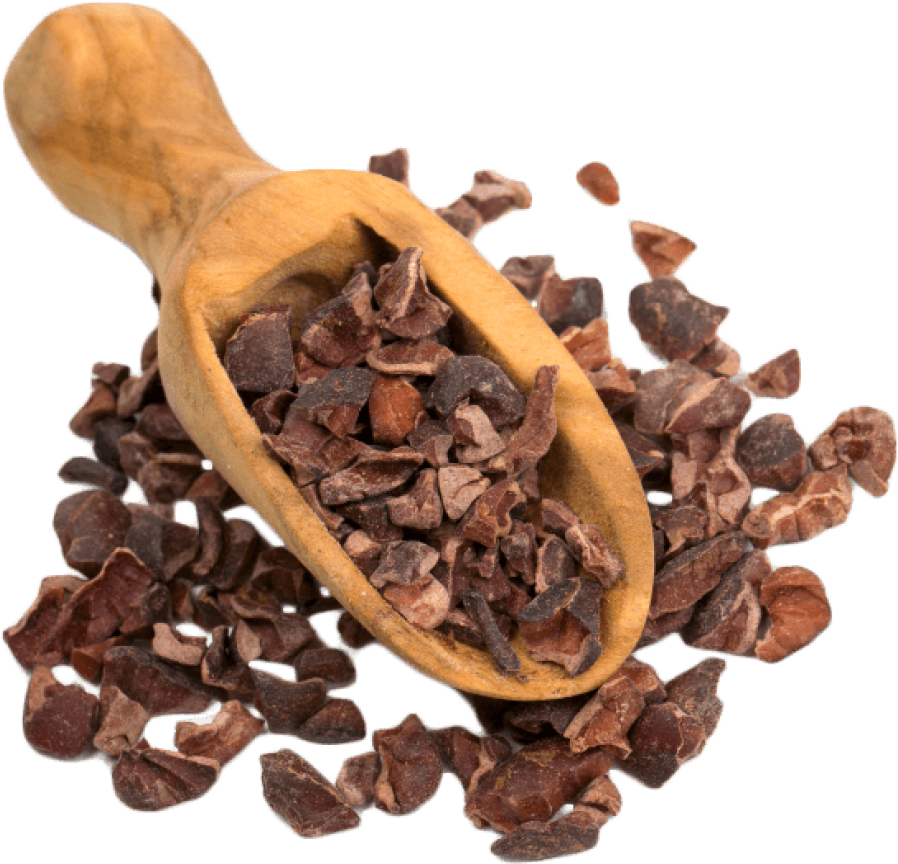 Cacao Nibsin Wooden Scoop PNG