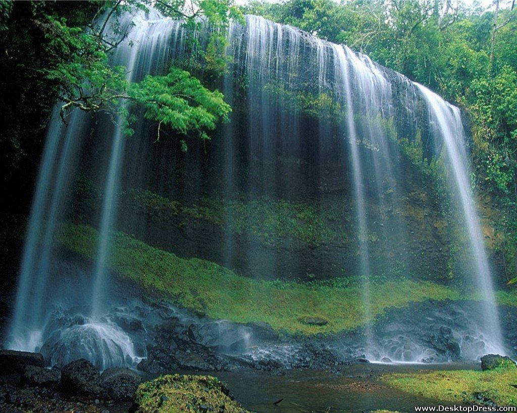 Cachoeira Palau Nggardmau Papel de Parede