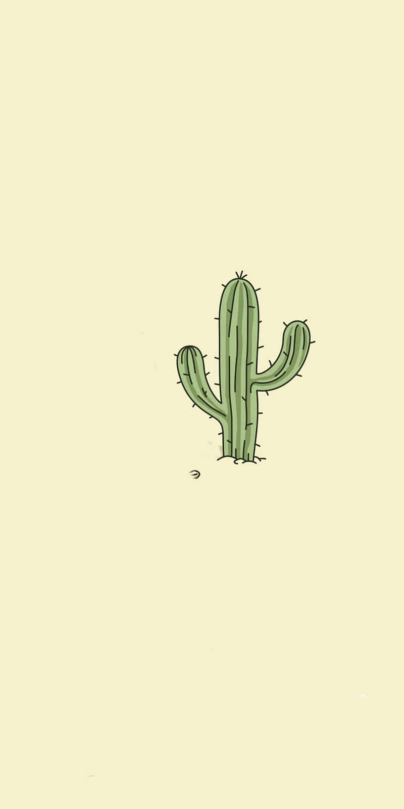 Cacti Cute Plant Minimalist Wallpaper