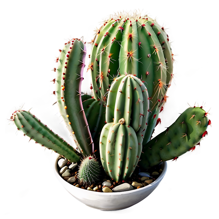 Cactus Arrangement Png 2 PNG