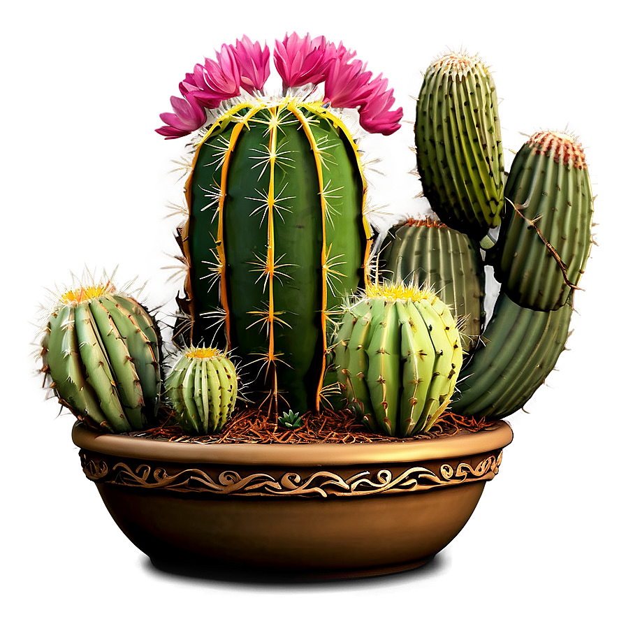 Cactus Arrangement Png Jpi64 PNG