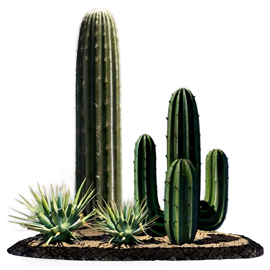 Cactus Arrangement Png Okc30 PNG