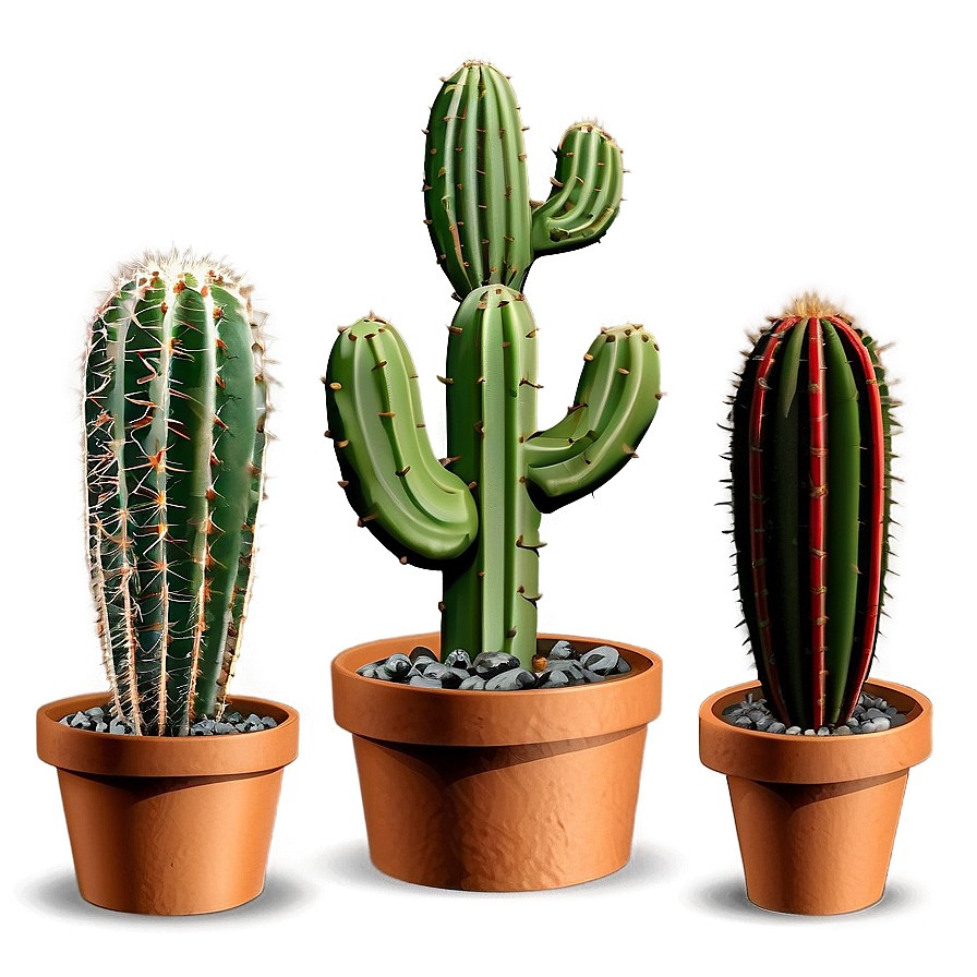 Cactus Collection Png Eoe PNG