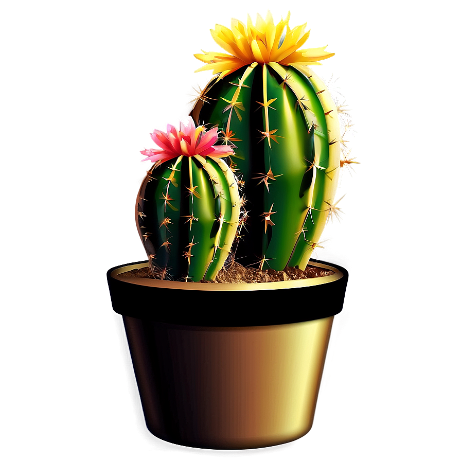 Cactus Decoration Png Vkw10 PNG