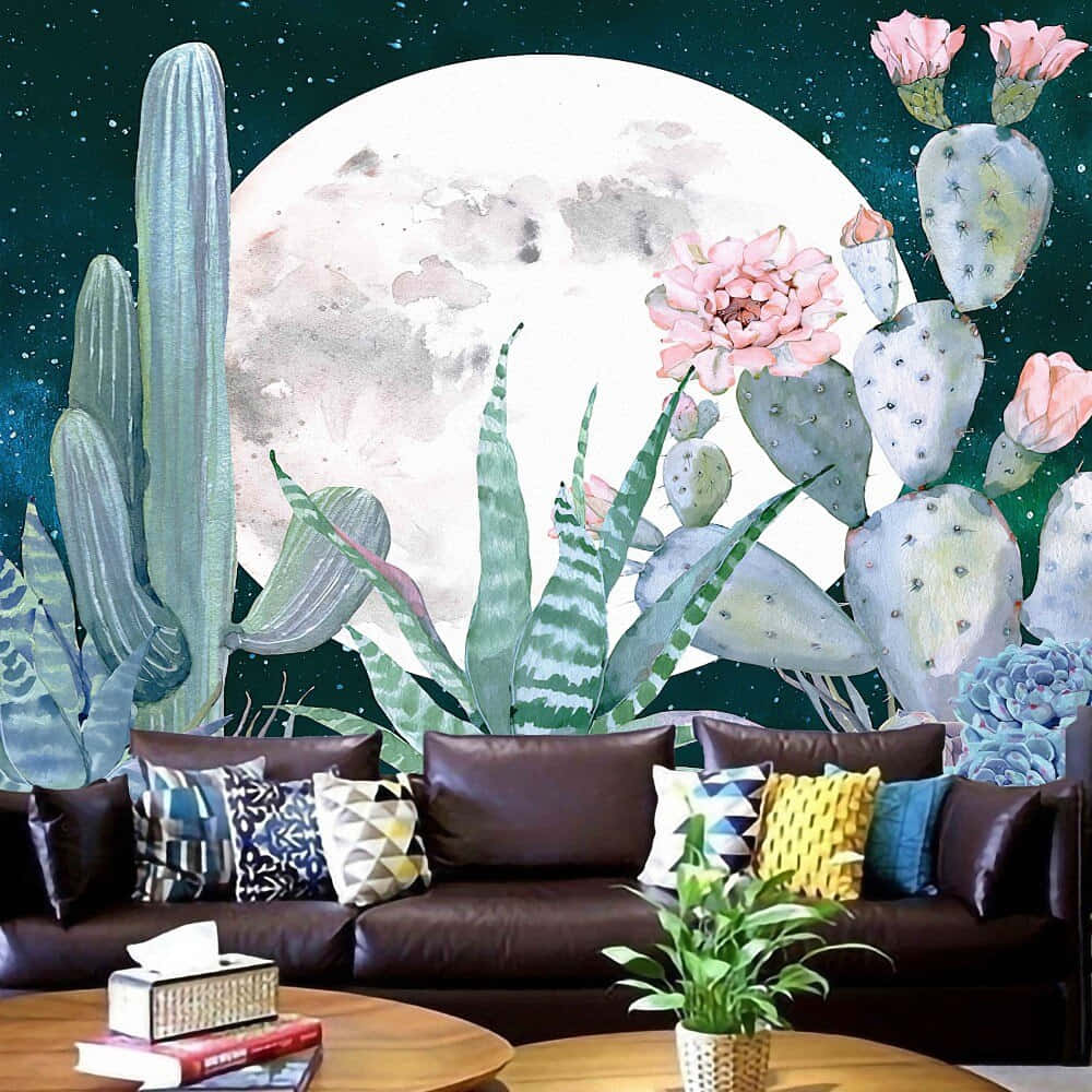 Cactus Flower Wallpaper Wallpaper