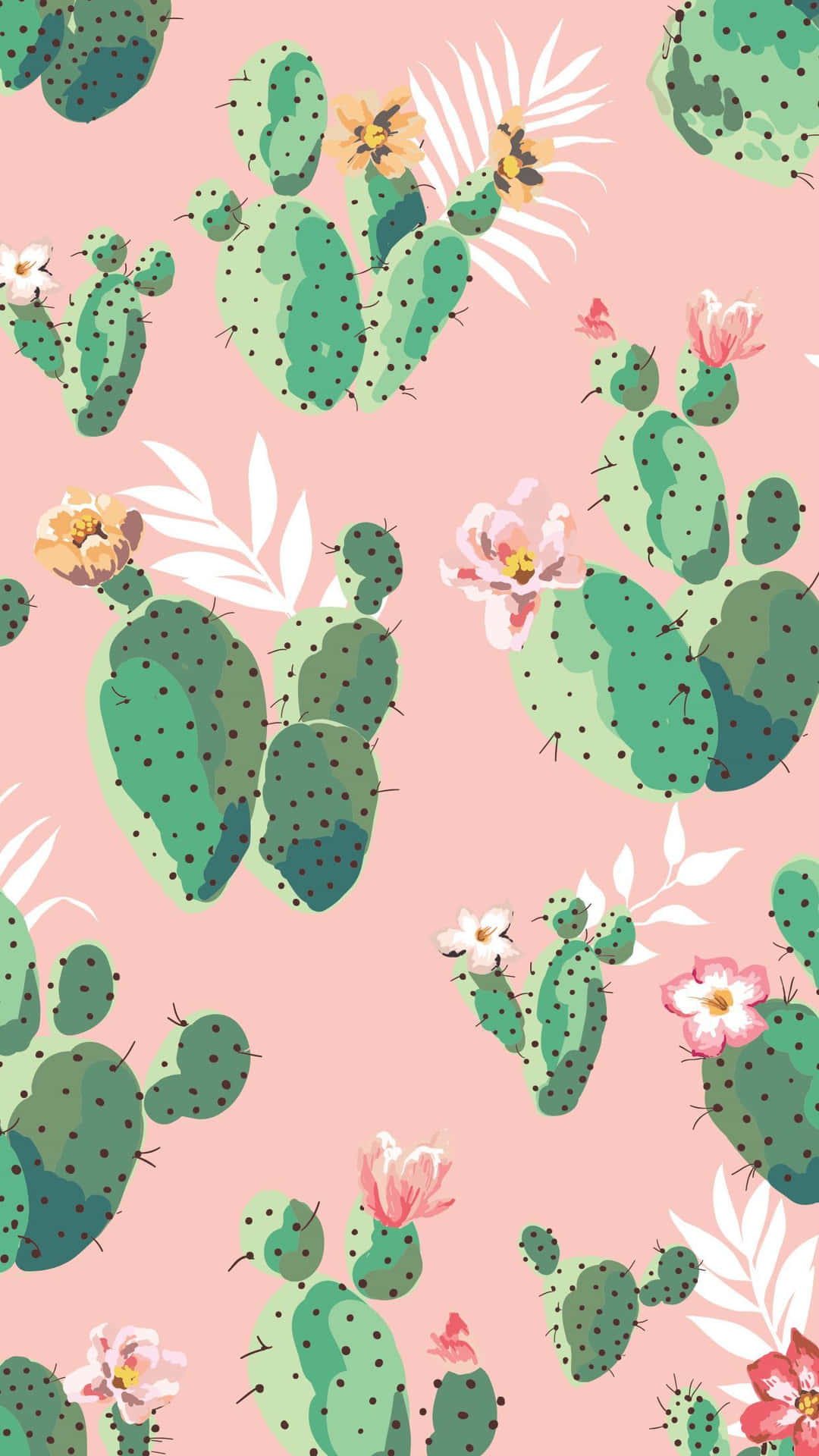 Fullav Liv - Kaktus Iphone-bakgrundsbild Wallpaper