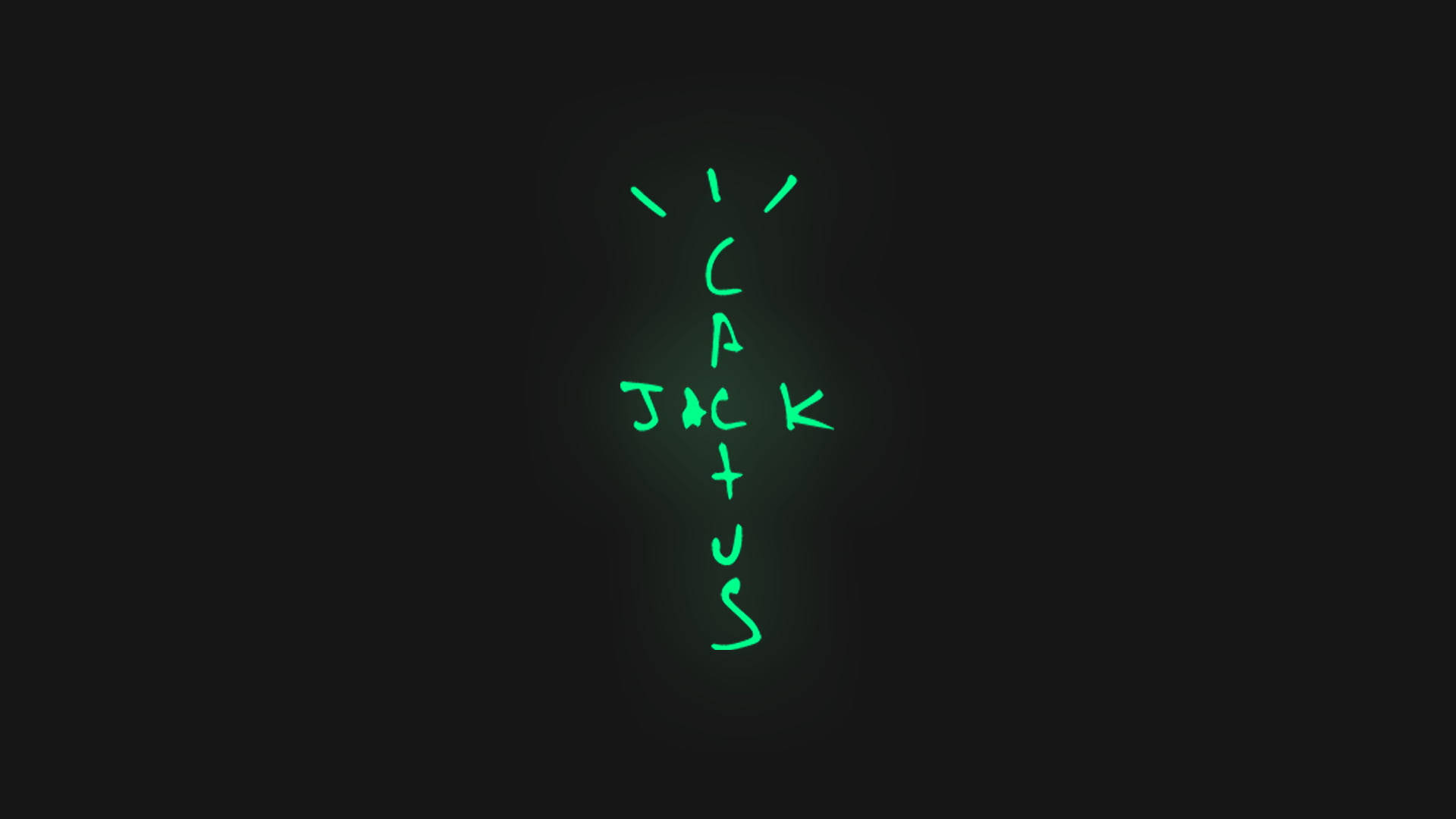 Cactus Jack Glow In Dark Wallpaper