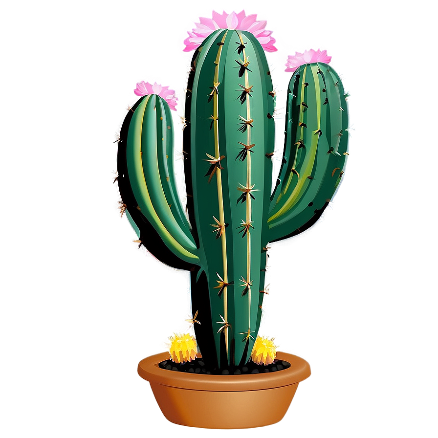 Cactus Outline Png 29 PNG