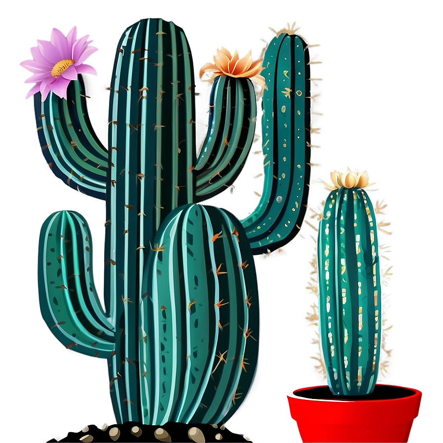 Cactus Outline Png Rqh40 PNG