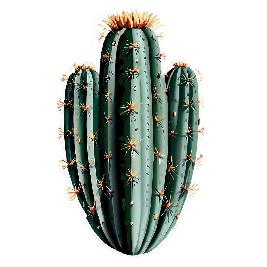 Cactus Pattern Png 05032024 PNG