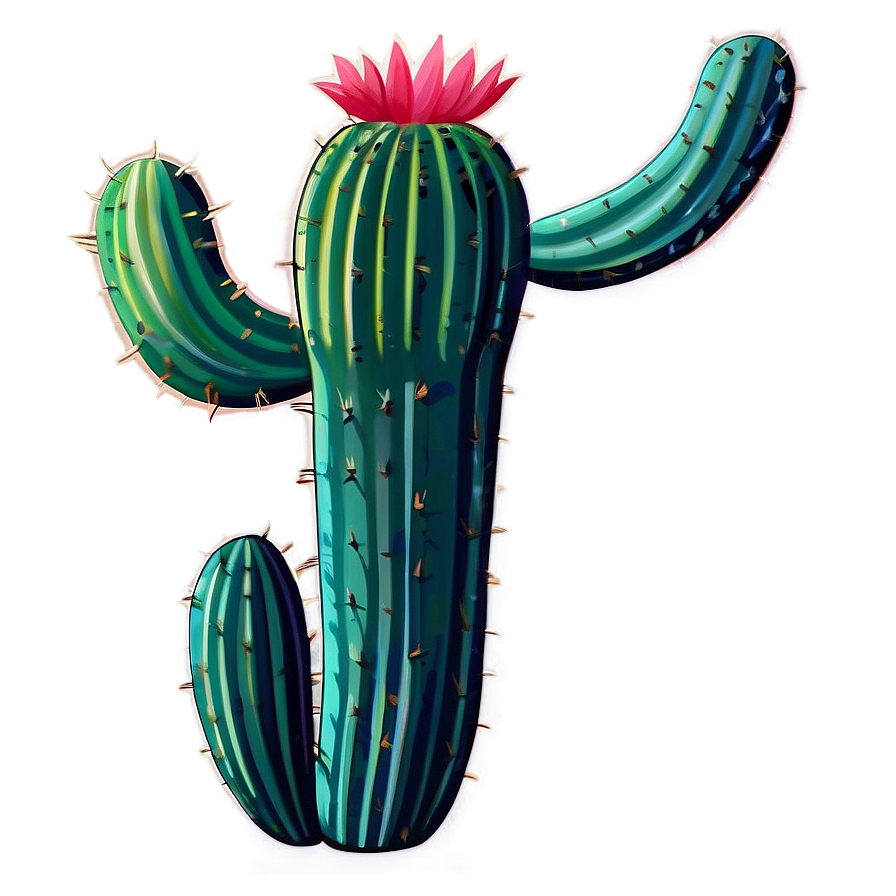 Cactus Print Png 05032024 PNG