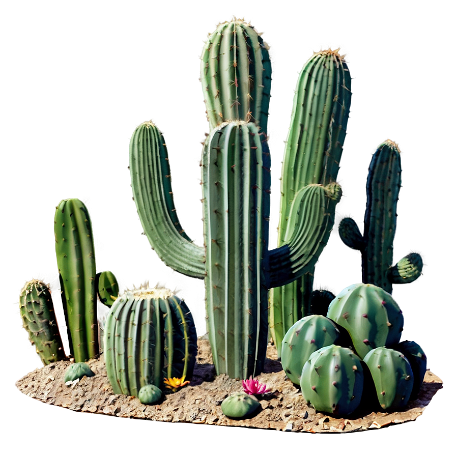 Cactus Scene Png 05032024 PNG