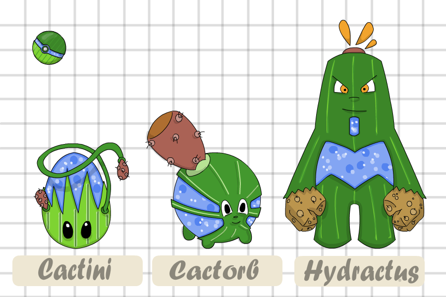 Cactus_ Character_ Lineup PNG