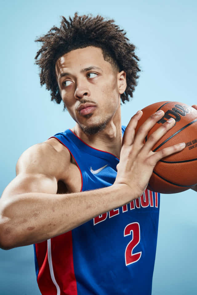 Cade Cunningham Detroit Basketbalspeler Achtergrond