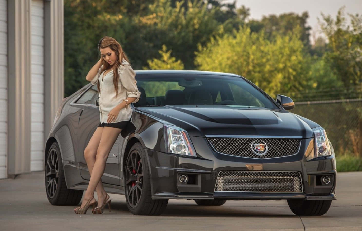 Stunning Cadillac CTS in Pristine Condition Wallpaper