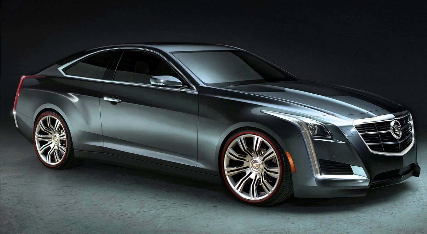 Sleek and Sophisticated Cadillac CTS on the Road Wallpaper