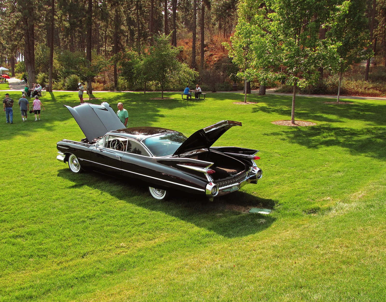 Classic Cadillac DeVille - Luxury American Sedan Wallpaper