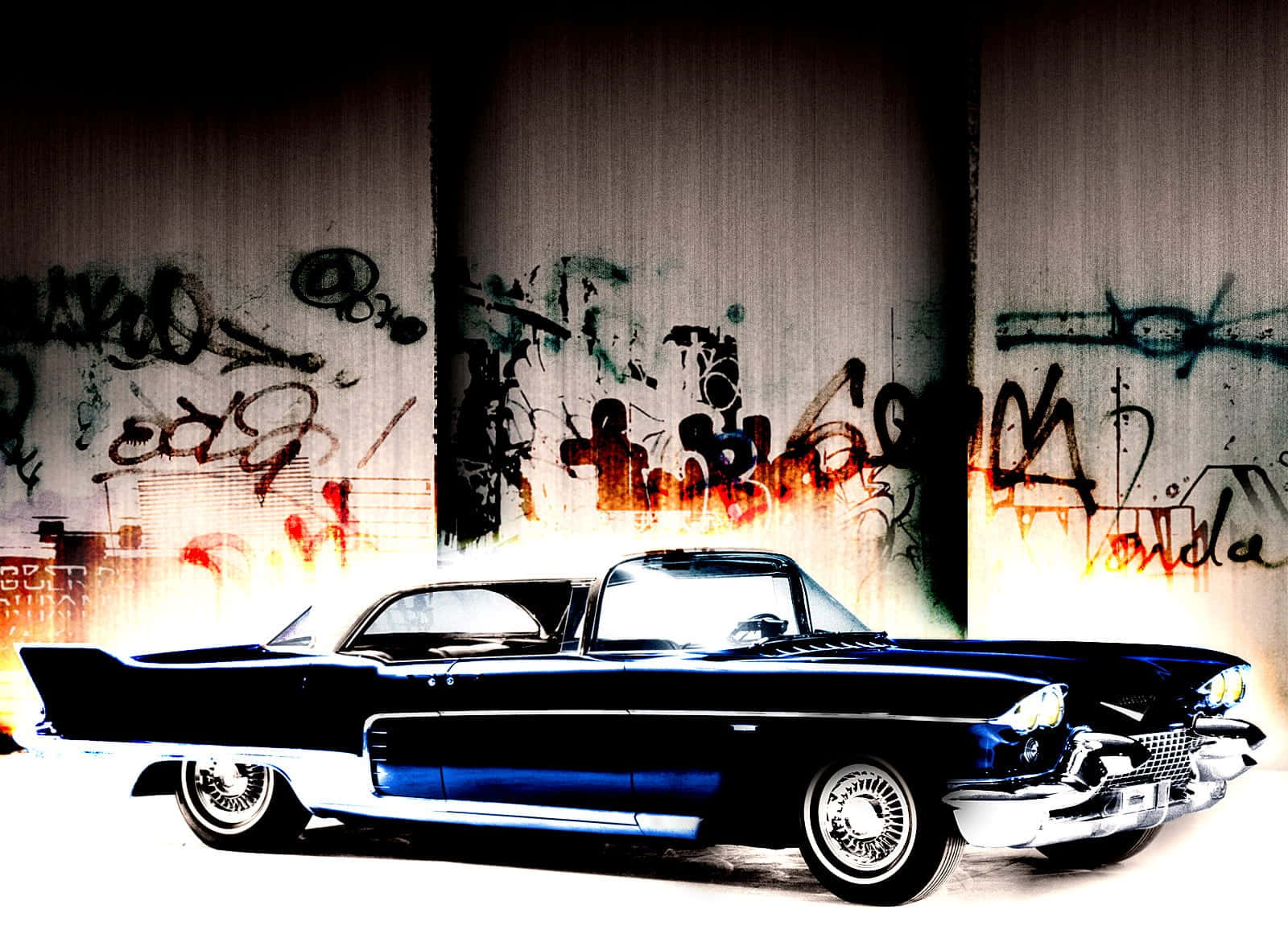 Vintage Cadillac Eldorado in pristine condition Wallpaper