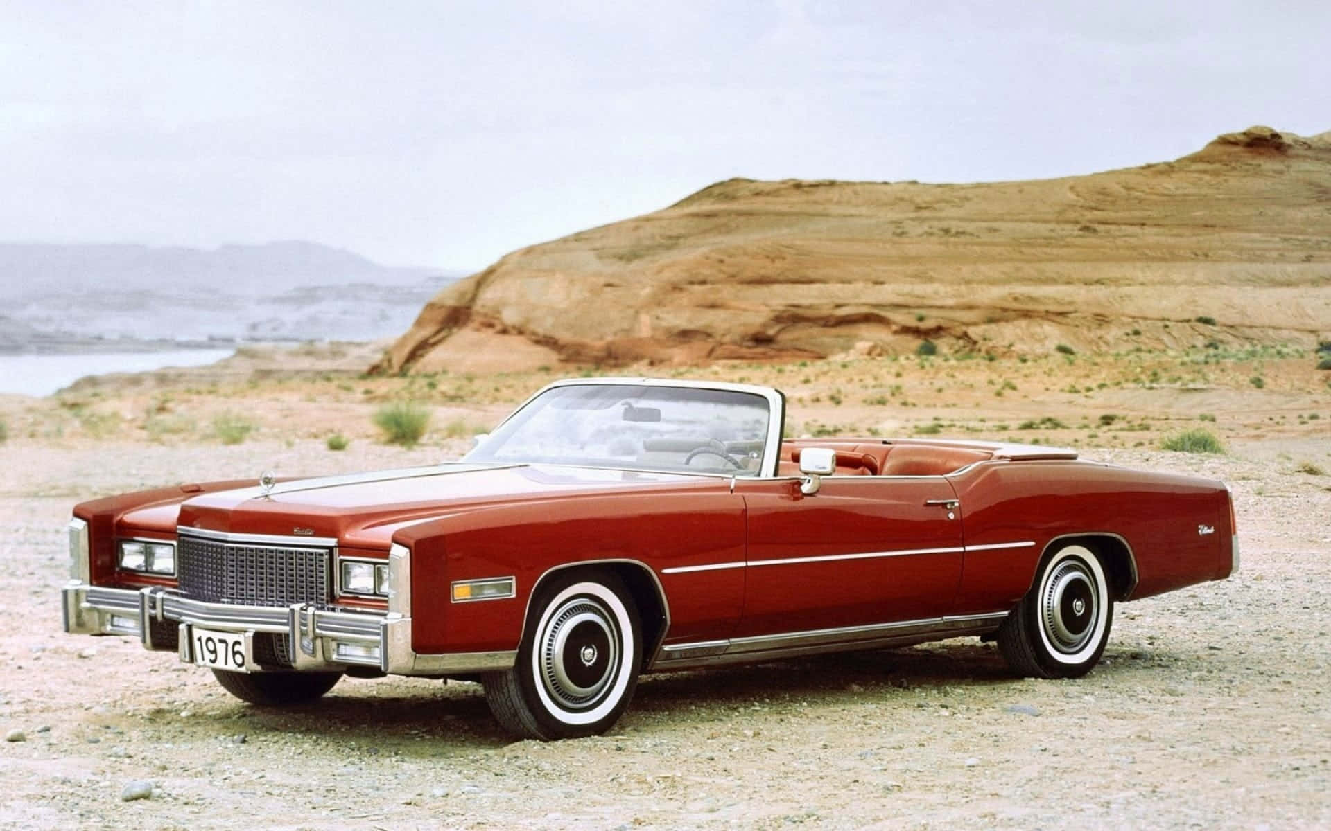Vintage Cadillac Eldorado in Pristine Condition Wallpaper