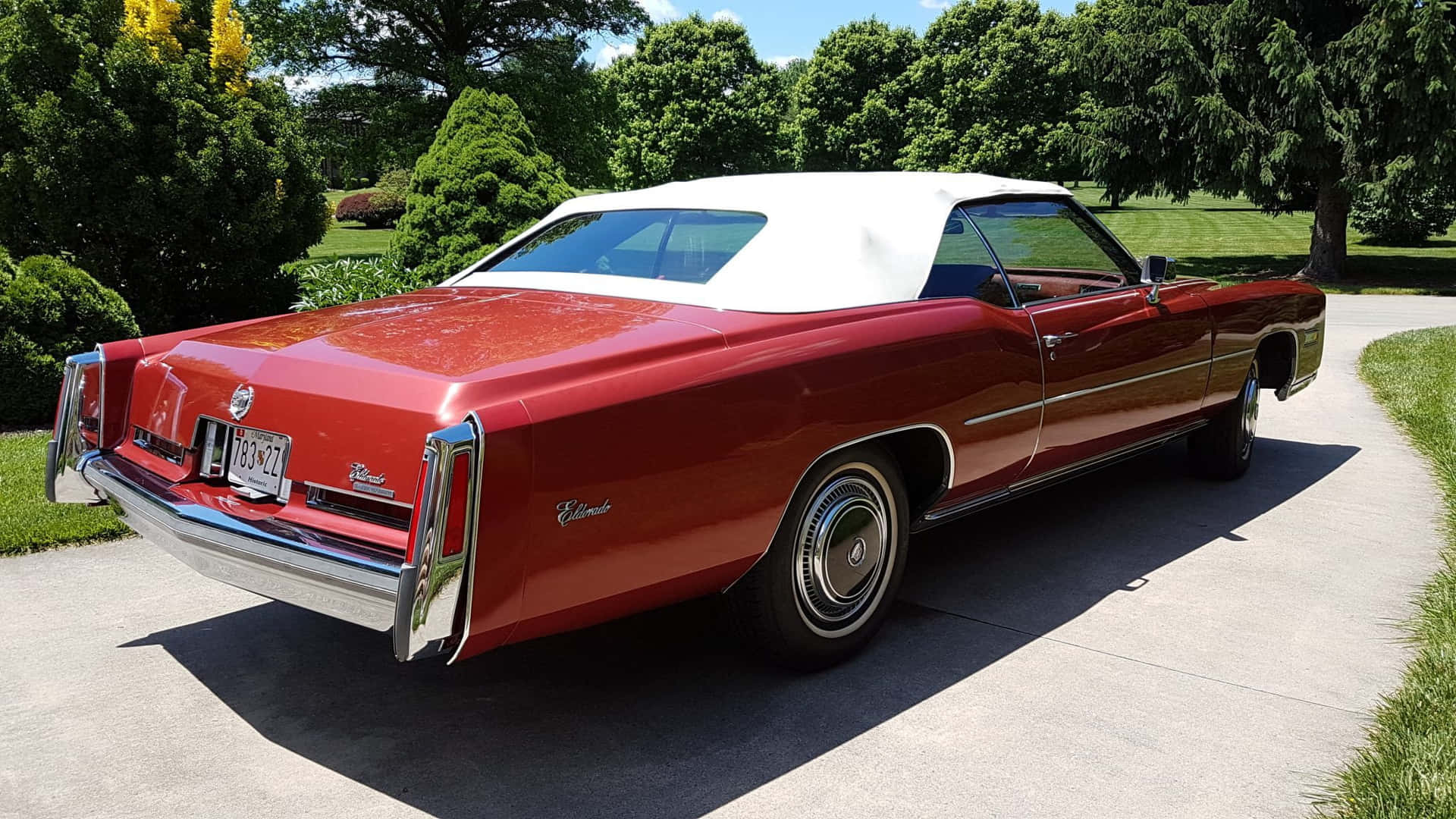 Magnificent Cadillac Eldorado in full glory Wallpaper