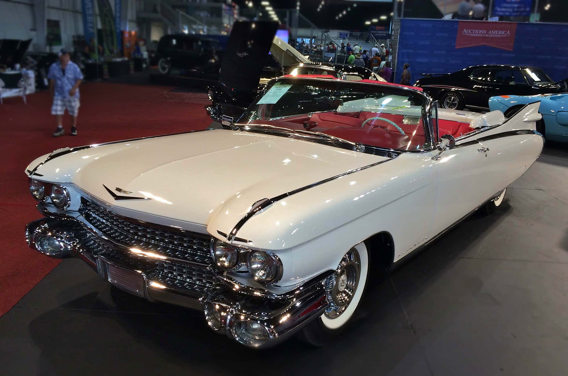 Hieno Cadillac Eldorado - Ajaton Eleganssi Ja Tyyli Taustakuva