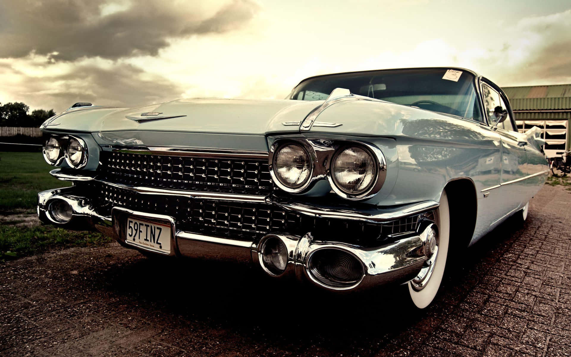 Cadillaceldorado Luxus Vintage Auto Wallpaper