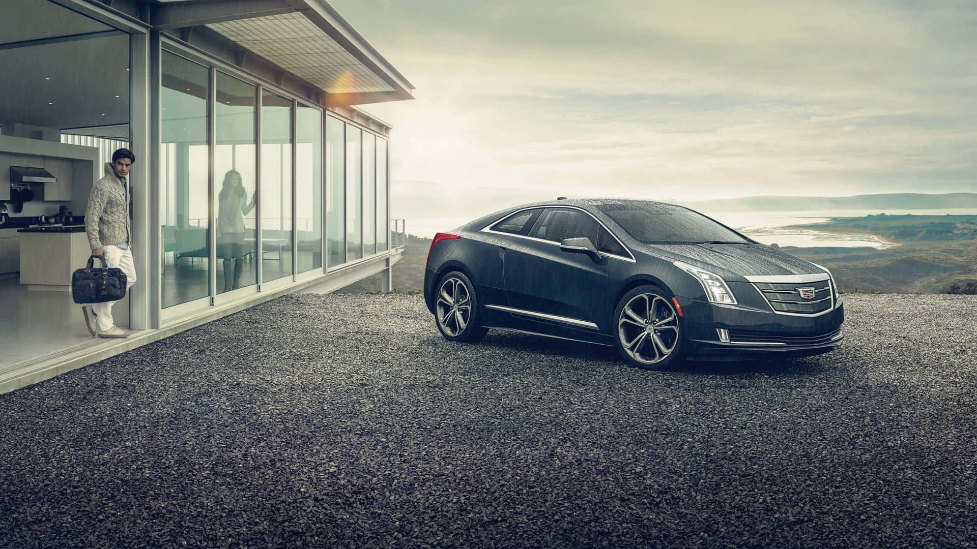 Stunning Cadillac ELR in motion Wallpaper