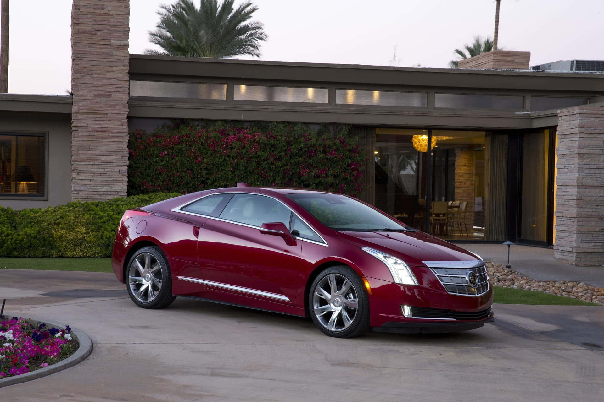 Sleek Luxury Electric Vehicle - The Cadillac ELR Wallpaper