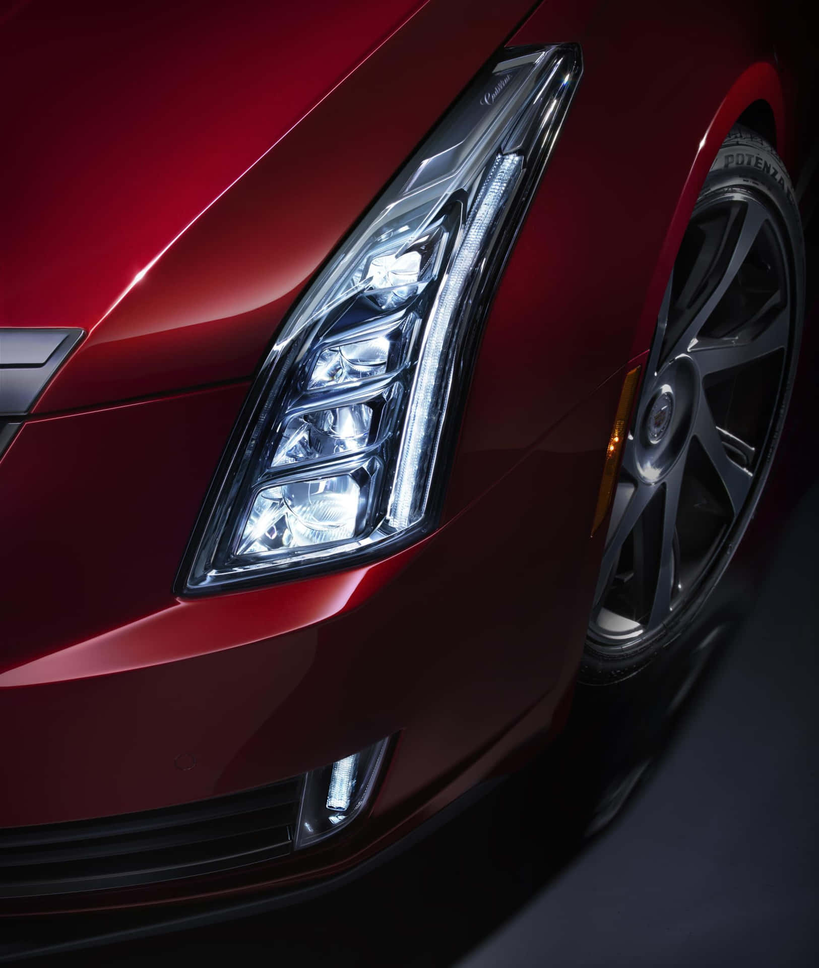Sleek Cadillac ELR Hybrid Coupe in High Definition Wallpaper