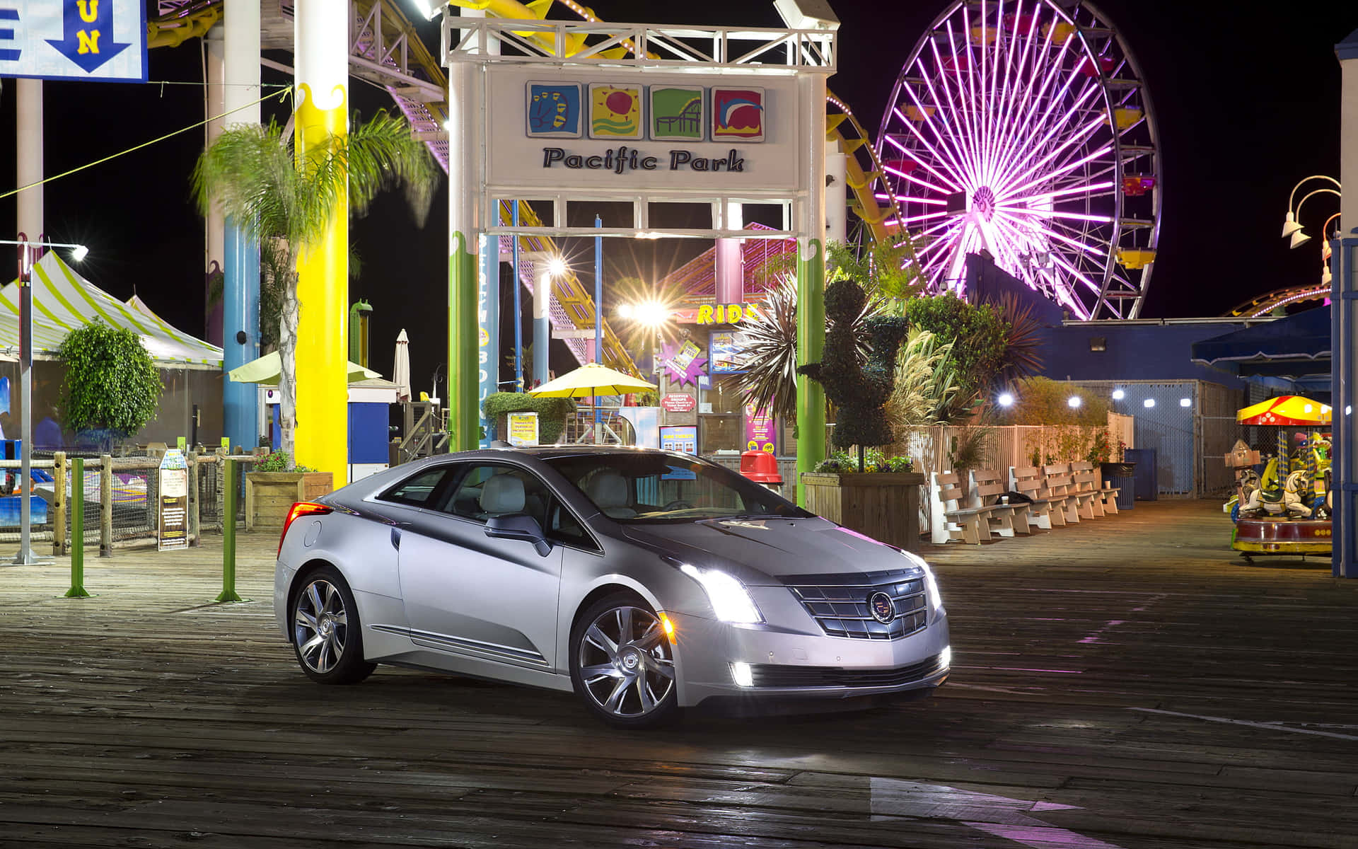 Stunning Cadillac ELR in Action Wallpaper