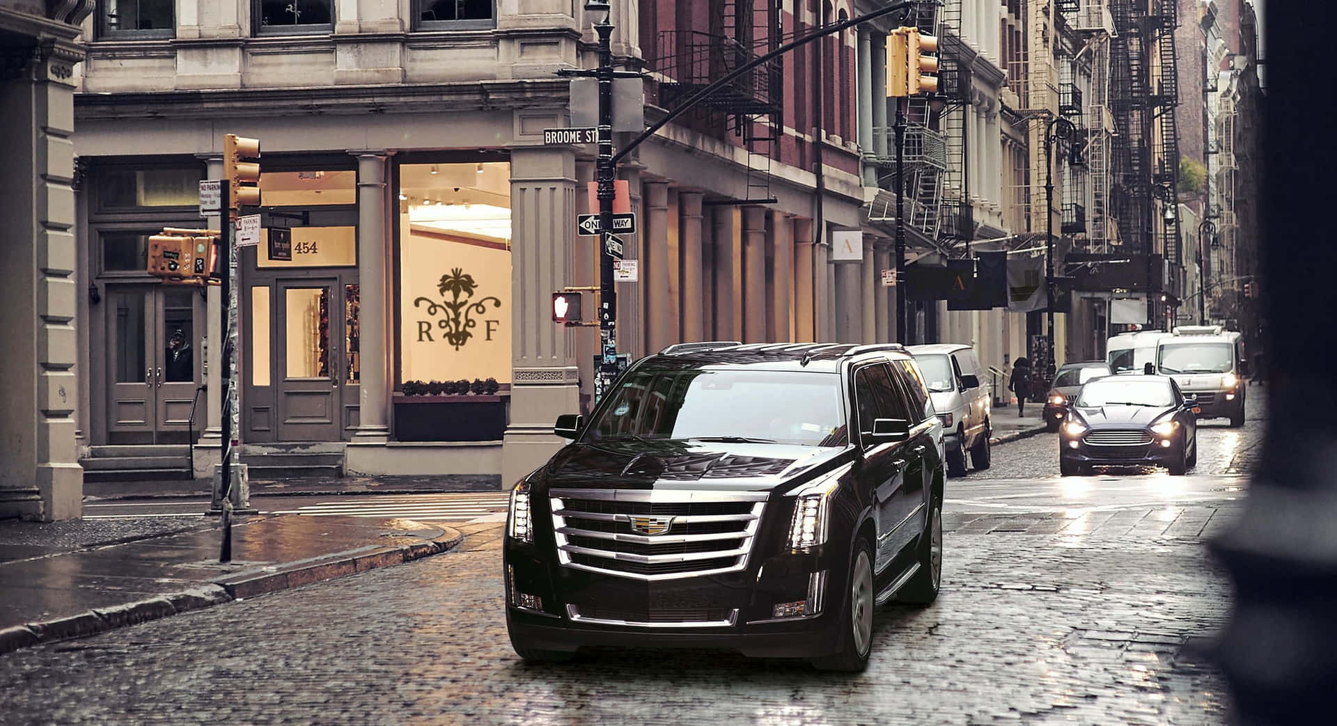 Cadillac Escalade in its Full Glory Wallpaper