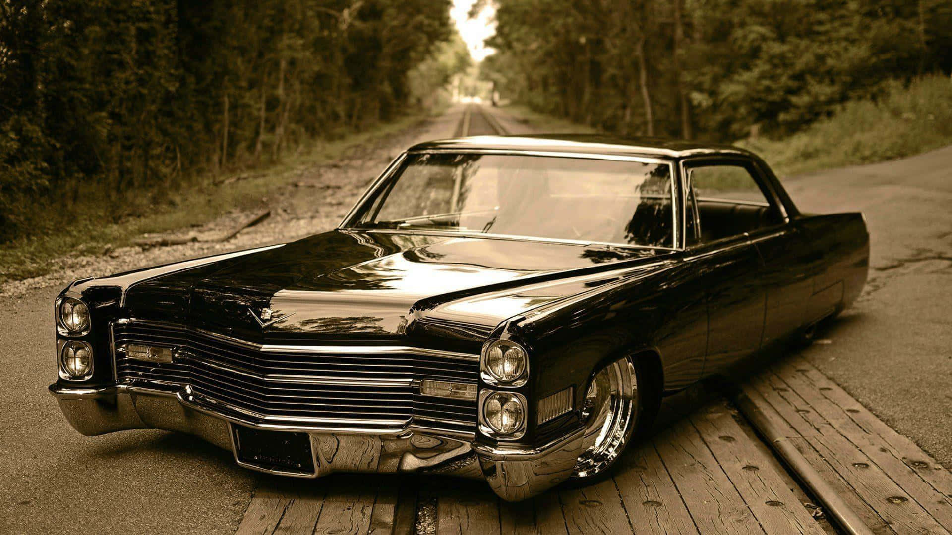 Denklassiske Cadillac - Tidsløst Bil Design I Særklasse.