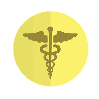 Caduceus Medical Symbol Icon PNG