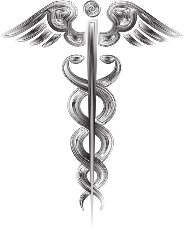 Caduceus Medical Symbol Illustration PNG