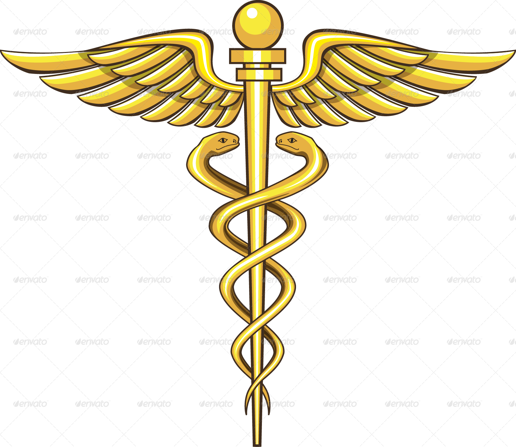 Download Caduceus Medical Symbol Illustration 3323