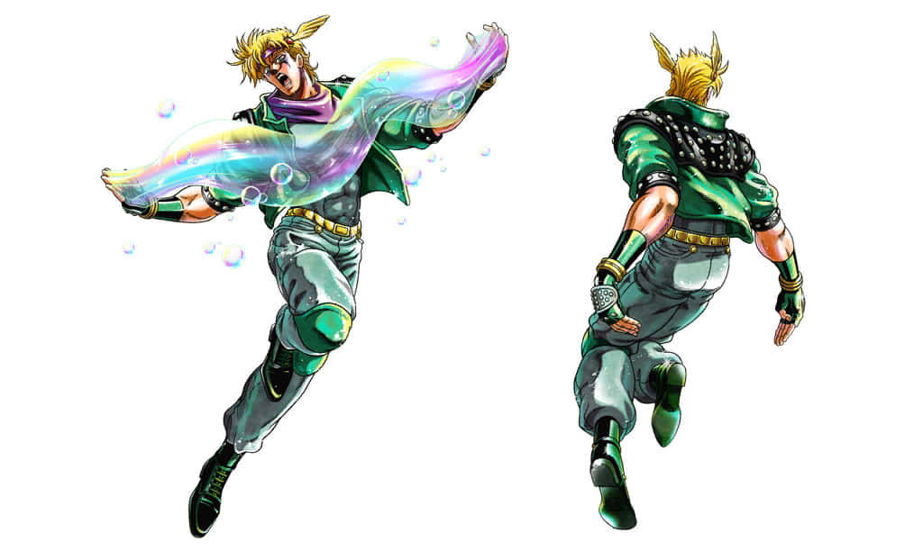 Caesar Anthonio Zeppeli in action Wallpaper