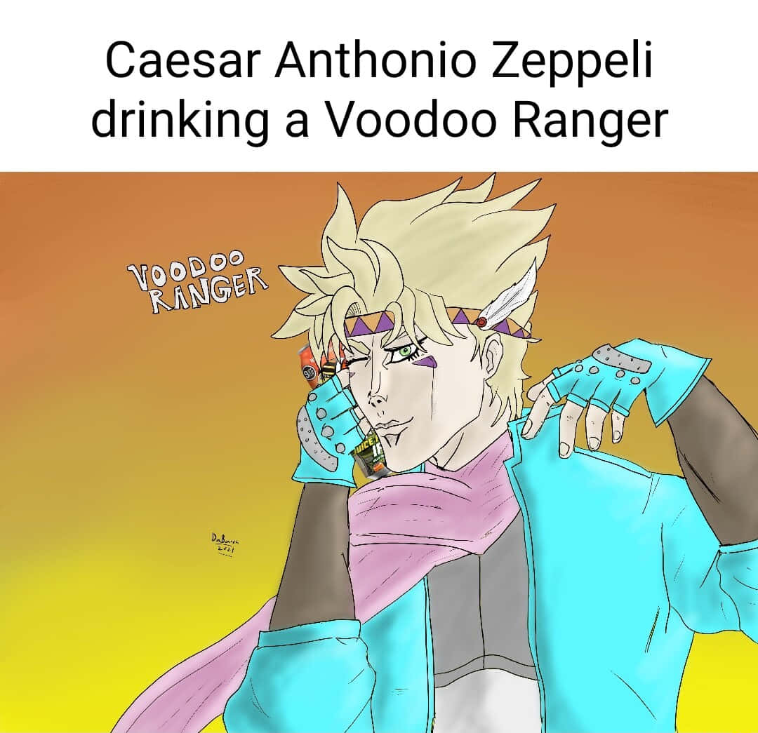 Caesar Anthonio Zeppeli Berpose Khas Wallpaper