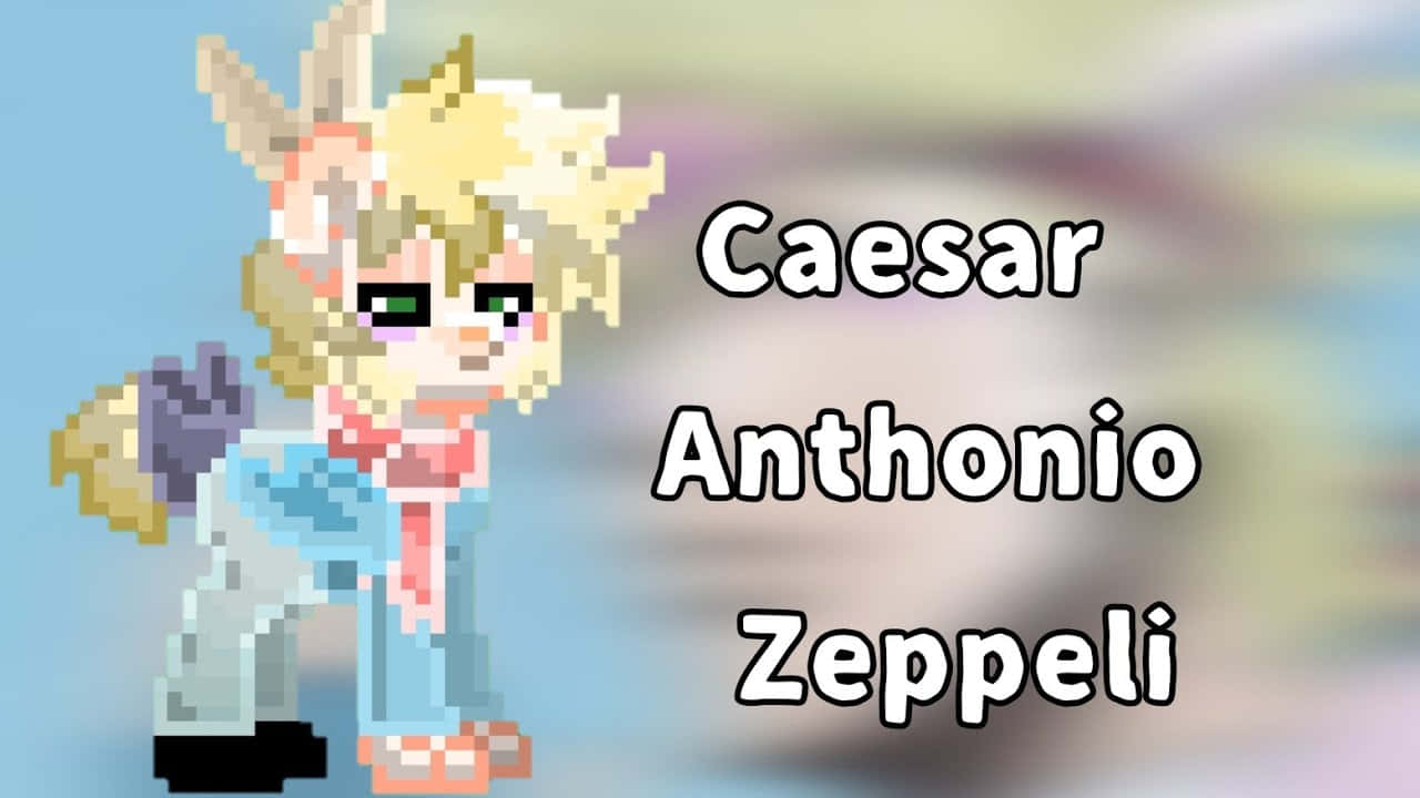 Caesar Anthonio Zeppeli - Jojo's Bizarre Adventure -hahmon Profiili. Taustakuva