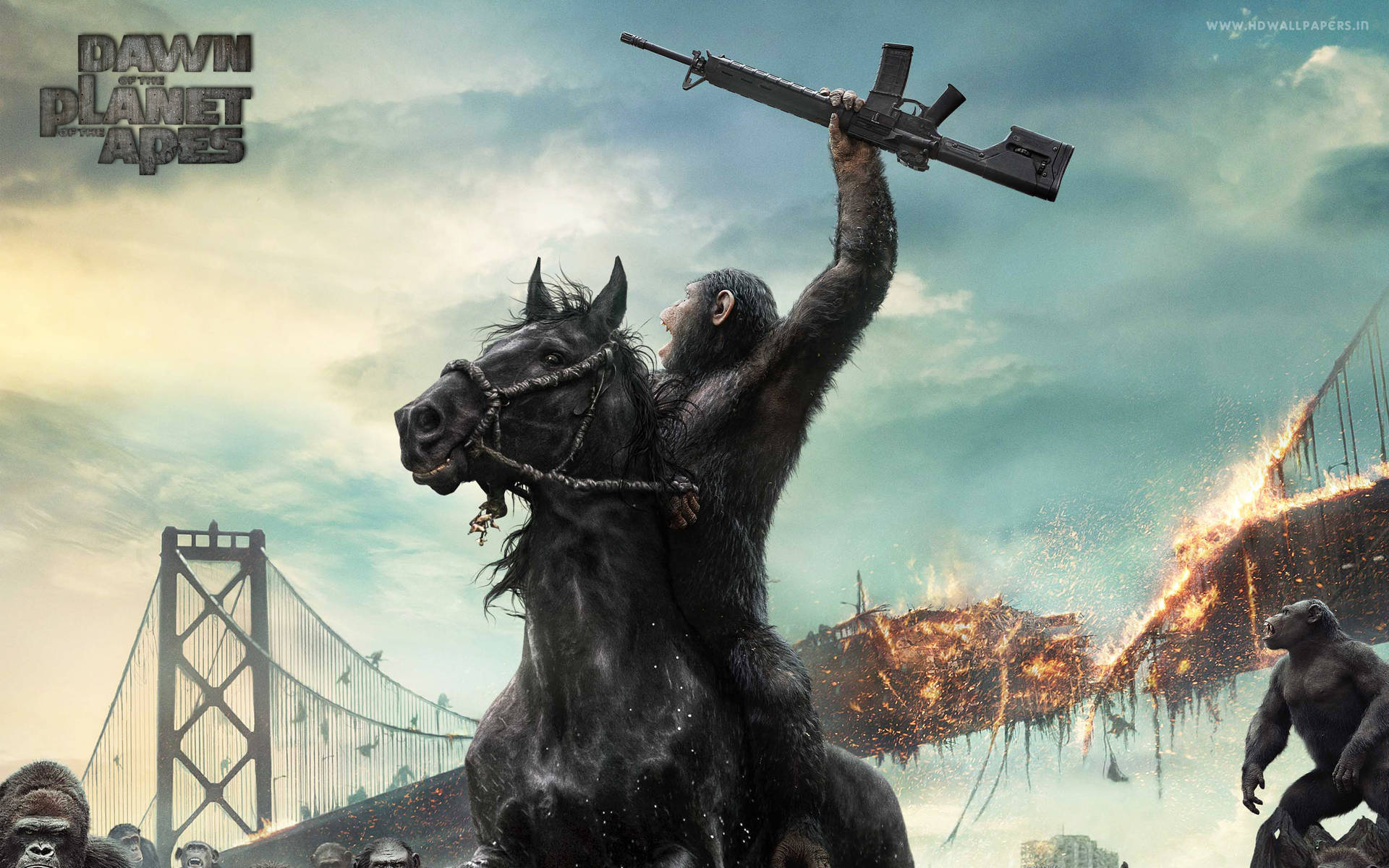Caesar Dawn Of The Planet Of The Apes Wallpaper