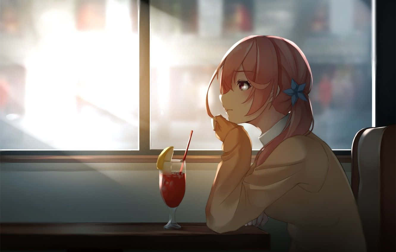 Ellugar Perfecto Para Pasar Tiempo Con Amigos: ¡café Anime! Fondo de pantalla