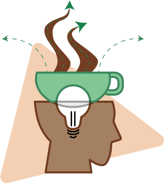 Caffeine Inspiration Concept PNG