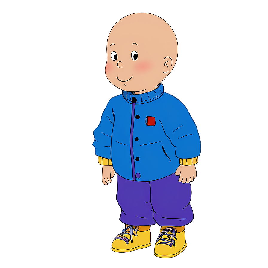 Download Caillou In Winter Clothes Png 06202024 | Wallpapers.com