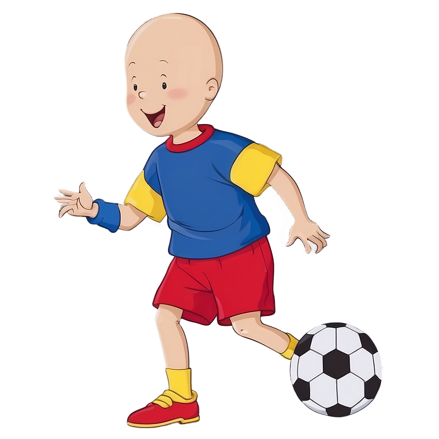 Download Caillou Playing Soccer Png Nlh99 | Wallpapers.com