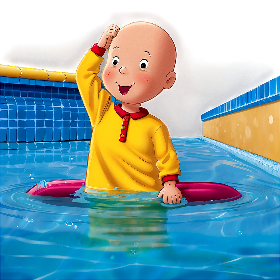 Download Caillou Swimming Lesson Png 56 | Wallpapers.com