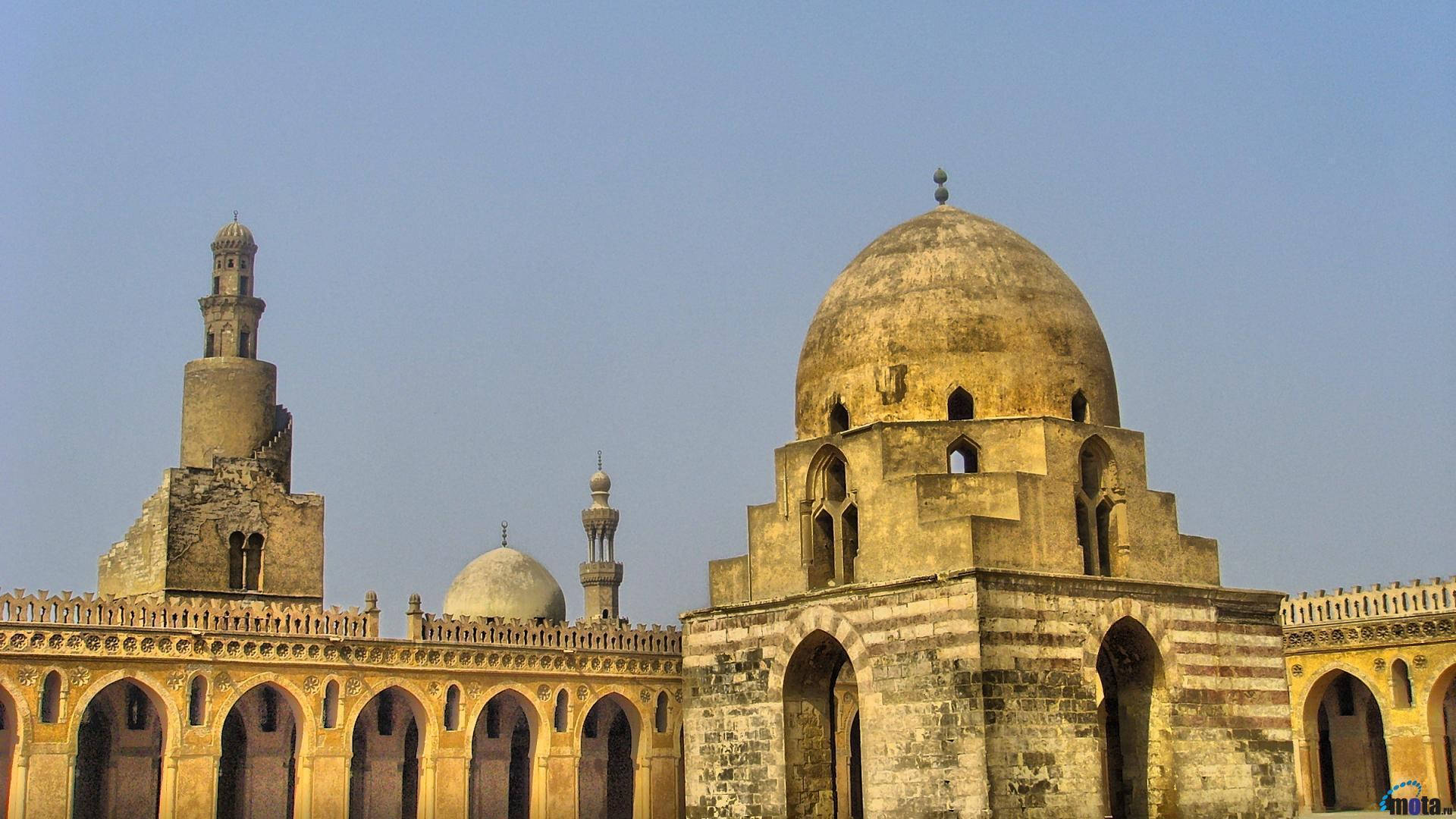 Mezquitade Ibn Tulun En El Cairo Fondo de pantalla