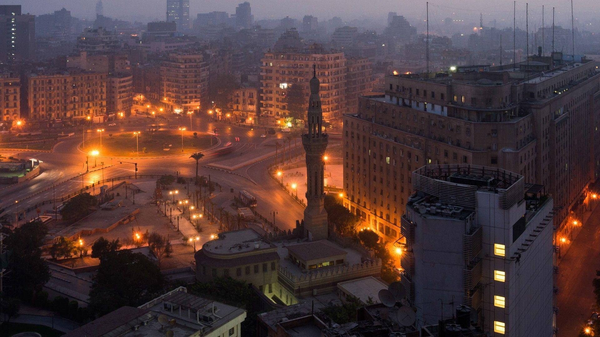 Kairo Tahrir-torget Wallpaper