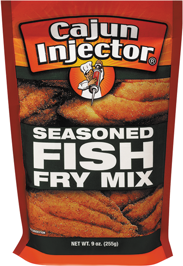 Cajun Seasoned Fish Fry Mix Package PNG